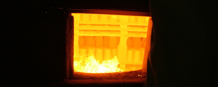 備前焼 窯焚き風景 1100℃